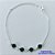 PULSEIRA FOLHEADO A PRATA COM 50 MILÉSIMOS + VERNIZ DIAMOND -  PULSEIRA 16CM COM PEDRA CRISTAL VERDE + EXTENSOR PRA047 - Imagem 1
