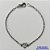 PULSEIRA EM AÇO INOXIDÁVEL - (ACO1012) PULSEIRA TIJOLINHO COM PINGENTE CORAÇÃO EM ZIRCÔNIA CRISTAL 7MM - TAMANHO 18CM - FECHO LAGOSTA - COMPOSIÇÃO: AÇO INOXIDÁVEL - AÇO1446 - Imagem 1