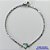 PULSEIRA EM AÇO INOXIDÁVEL - (ACO1012) PULSEIRA TIJOLINHO COM PINGENTE CORAÇÃO EM ZIRCÔNIA AZUL 7MM - TAMANHO 18CM - FECHO LAGOSTA - COMPOSIÇÃO: AÇO INOXIDÁVEL - AÇO1449 - Imagem 1