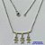 GARGANTILHA EM AÇO INOXIDÁVEL - (ACO03C) - GARGANTILHA PINGENTE CANGA 2 MENINOS E 1 MENINA - TAMANHO 45CM - FECHO LAGOSTA - COMPOSIÇÃO: AÇO INOXIDÁVEL - AÇO1487 - Imagem 1