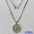 GARGANTILHA EM AÇO INOXIDÁVEL(CX89) - (ACO1035) - GARGANTILHA PINGENTE SÃO BENTO 22MM(E0255) - TAMANHO 50CM - FECHO LAGOSTA - COMPOSIÇÃO: AÇO INOXIDÁVEL - AÇO1498 - Imagem 1