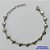 PULSEIRA EM AÇO INOXIDÁVEL (CX89) - PINGENTES CORAÇÕES - TAMANHO - 17CM -  + EXTENSOR COMPOSIÇÃO: AÇO INOXIDÁVEL - AÇO1503 - Imagem 1