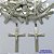 PINGENTE EM AÇO INOXIDÁVEL (CX89) -  GARGANTILHA (E1310) CRUCIFIXO IMAGEM JESUS CRISTO 28X40MM- COMPOSIÇÃO: AÇO INOXIDÁVEL - AÇO1507 - Imagem 1