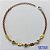 PULSEIRA NO BRUTO PRONTO PARA O BANHO(CX90) - PULSEIRA STRASS E FLORES - TAMANHO 18CM - PESO 3,1GR - FECHO LAGOSTA - BRU13584 - Imagem 1