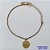 PULSEIRA NO BRUTO PRONTO PARA O BANHO(CX92)- PULSEIRA RABO DE RATO COM PINGENTE ÁRVORE DA VIDA - TAMANHO 18CM + EXTENSOR - PESO TOTAL 4.3GR - COMPOSIÇÃO: 100% LATÃO - BRU13611 - Imagem 1