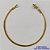 PULSEIRA EM AÇO INOXIDÁVEL DOURADA - (LB026140) PULSEIRA LACRAIA DOURADA - TAMANHO: 17CM - COMPOSIÇÃO: AÇO INOXIDÁVEL - AÇO1515 - Imagem 1