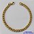 PULSEIRA EM AÇO INOXIDÁVEL DOURADA - (LB069032) LARGURA 5MM - TAMANHO: 19CM - COMPOSIÇÃO: AÇO INOXIDÁVEL - AÇO1519 - Imagem 1