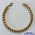 PULSEIRA EM AÇO INOXIDÁVEL DOURADA - (LB026433) -  PULSEIRA LARGURA 6MM TAMANHO: 20CM - COMPOSIÇÃO: AÇO INOXIDÁVEL - AÇO1522 - Imagem 1