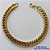 PULSEIRA EM AÇO INOXIDÁVEL DOURADA - (LB069101) -  PULSEIRA LARGURA 7MM TAMANHO: 19CM - COMPOSIÇÃO: AÇO INOXIDÁVEL - AÇO1523 - Imagem 1