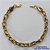 PULSEIRA EM AÇO INOXIDÁVEL DOURADA - (LB086054) -  PULSEIRA LARGURA 6MM TAMANHO: 19CM - COMPOSIÇÃO: AÇO INOXIDÁVEL - FECHO GAVETA AÇO1524 - Imagem 1