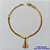 PULSEIRA EM AÇO INOXIDÁVEL DOURADA - (LB026449) -  PULSEIRA LACRAIA COM PINGENTE NOSSA SENHORA APARECIDA 10MM TAMANHO: 16CM - COMPOSIÇÃO: AÇO INOXIDÁVEL - AÇO1525 - Imagem 1