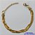 PULSEIRA EM AÇO INOXIDÁVEL DOURADA - (LB026493) - PULSEIRA ENTRELAÇADAS LACRAIA - TAMANHO: 16CM - COMPOSIÇÃO: AÇO INOXIDÁVEL - AÇO1528 - Imagem 1