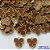 ACESSÓRIO NO BRUTO PRONTO PARA O BANHO - PINGENTE TIPO VAN CLEEF BORBOLETA MARRON COM DUAS ARGOLINHAS- COMPOSIÇÃO: LATÃO / VIDRO - TAMANHO 10MM -  (VENDIDO POR UNIDADE) PESO TOTAL 0,8GR - BRU0002900 - Imagem 1