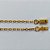 CORRENTE EM AÇO INOXIDÁVEL DOURADO(LB086414) - CORRENTE CADEADO 50CM FECHO GAVETA COMPOSIÇÃO: AÇO INOXIDÁVEL - AÇO1564 - Imagem 2