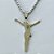 GARGANTILHA EM AÇO INOXIDÁVEL(CX96) -  GARGANTILHA 50CM  (ACO1035) PINGENTE JESUS  27X37MM  FECHO LAGOSTA COMPOSIÇÃO: AÇO INOXIDÁVEL - AÇO1592 - Imagem 2
