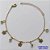 PULSEIRA PRONTA PARA O BANHO(CX95) - PULSEIRA COM STRASS E FLORES VAZADAS - TAMANHO 16CM + EXTENSOR - PESO TOTAL 1,6GR - BRU13669 - Imagem 1