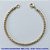 PULSEIRA NO BRUTO PRONTA PARA O BANHO - PULSEIRA EM LATÃO QUADRADINHA - COMPRIMENTO: 18CM - LARGURA 3MM - FECHO LAGOSTA - PESO 6,7GR - COMPOSIÇÃO: 100% LATÃO -  BRU13673 - Imagem 1
