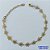 PULSEIRA NO BRUTO PRONTA PARA O BANHO(CX95) - PULSEIRA TODA EM FLORZINHA (COL574) - COMPRIMENTO: 18CM + EXTENSOR - LARGURA 7MM - FECHO LAGOSTA - PESO 0,8GR - COMPOSIÇÃO: 100% LATÃO -  BRU13674 - Imagem 1