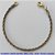 PULSEIRA NO BRUTO PRONTA PARA O BANHO - PULSEIRA EM LATÃO CORDÃO BAIANO - COMPRIMENTO: 18CM - LARGURA 3MM - FECHO LAGOSTA - PESO 3,6GR - COMPOSIÇÃO: 100% LATÃO -  BRU13676 - Imagem 1