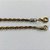 PULSEIRA NO BRUTO PRONTA PARA O BANHO - PULSEIRA EM LATÃO CORDÃO BAIANO - COMPRIMENTO: 18CM - LARGURA 3MM - FECHO LAGOSTA - PESO 3,6GR - COMPOSIÇÃO: 100% LATÃO -  BRU13676 - Imagem 2