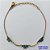 PULSEIRA NO BRUTO PRONTA PARA O BANHO(CX106) - PULSEIRA COM BORBOLETAS AZUIS - TAMANHO 18CM - PESO 1,4GR - BRU13804 - Imagem 1