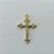 PINGENTE NO BRUTO PARA BANHO(CX98) - PINGENTE CRUCIFIXO CRAVEJADO COM MICROS ZIRCÔNIAS  - TAMANHO 16X25MM - PESO 1,2GR - BRU13823 - Imagem 2