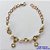 PULSEIRA NO BRUTO PRONTO PARA O BANHO(CX100) - PULSEIRA COM BOLINHAS TIPO PÉROLAS E STRASS - TAMANHO: 18CM COM FECHO LAGOSTA - PESO 3,5GR - BRU13824 - Imagem 1