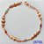 PULSEIRA NO BRUTO PRONTO PARA O BANHO(CX98) - PULSEIRA FEMININA COM SOL E CRISTAIS COLORIDOS - FECHO LAGOSTA - TAMANHO 17CM - PESO 2,9GR - BRU13830 - Imagem 1