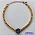 PULSEIRA NO BRUTO PRONTO PARA O BANHO - PULSEIRA QUADRADINHA 4MM - TAMANHO: 18CM + EXTENSOR COM PINGENTE EM ZIRCÔNIA REDONDA LILÁS 12MM - PESO TOTAL 10,5GR - BRU13856 - Imagem 1