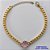 PULSEIRA NO BRUTO PRONTO PARA O BANHO - PULSEIRA QUADRADINHA 4MM - TAMANHO: 18CM + EXTENSOR COM PINGENTE EM ZIRCÔNIA REDONDA ROSA 12MM - PESO TOTAL 10,5GR - BRU13859 - Imagem 1