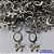 BRINCO EM AÇO INOXIDÁVEL(E1328)(CX99) - BRINCO ARGOLA DE PRESSÃO COM PINGENTE LAÇO 12MM - COMPOSIÇÃO: AÇO INOXIDÁVEL - AÇO1601 - Imagem 1
