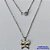 GARGANTILHA EM AÇO INOXIDÁVEL(CX99)-  GARGANTILHA 50CM (AÇO12) COM PINGENTE BORBOLETA 14MM - COMPOSIÇÃO: AÇO INOXIDÁVEL - AÇO1619 - Imagem 1