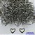 BRINCO EM AÇO INOXIDÁVEL(CX99) - BRINCO DE PINO CORAÇÃO VAZADO 6MM - COMPOSIÇÃO: AÇO INOXIDÁVEL - AÇO1634 - Imagem 1