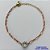 PULSEIRA NO BRUTO PRONTO PARA BANHO - PULSEIRA COM PINGENTE EM ZIRCÔNIA CRISTAL 10MM COM BASE EM ALTA FUSÃO - TAMANHO: 18CM + EXTENSOR - PESO: 3,7GR -  BRU13883 - Imagem 1