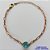 PULSEIRA NO BRUTO PRONTO PARA BANHO - PULSEIRA COM PINGENTE EM ZIRCÔNIA AZUL 10MM COM BASE EM ALTA FUSÃO - TAMANHO: 18CM + EXTENSOR - PESO: 3,7GR -  BRU13886 - Imagem 1