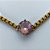 PULSEIRA NO BRUTO PRONTO PARA O BANHO - PULSEIRA QUADRADINHA 2MM - TAMANHO: 18CM + EXTENSOR COM PINGENTE EM ZIRCÔNIA REDONDA ROSA 10MM - PESO TOTAL 7,0GR - BRU13892 - Imagem 2