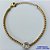 PULSEIRA NO BRUTO PRONTO PARA O BANHO - PULSEIRA QUADRADINHA 2MM - TAMANHO: 18CM + EXTENSOR COM PINGENTE EM ZIRCÔNIA REDONDA CRISTAL 10MM - PESO TOTAL 7,0GR - BRU13895 - Imagem 1
