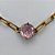 PULSEIRA NO BRUTO PRONTO PARA O BANHO - PULSEIRA 4MM - TAMANHO: 18CM + EXTENSOR COM PINGENTE EM ZIRCÔNIA REDONDA ROSA 10MM - PESO TOTAL 5,1GR - BRU13900 - Imagem 2
