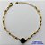 PULSEIRA NO BRUTO PRONTO PARA O BANHO - PULSEIRA 4MM - TAMANHO: 18CM + EXTENSOR COM PINGENTE EM ZIRCÔNIA REDONDA NEGRA 10MM - PESO TOTAL 5,1GR - BRU13904 - Imagem 1