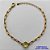 PULSEIRA NO BRUTO PRONTO PARA O BANHO - PULSEIRA 4MM - TAMANHO: 18CM + EXTENSOR COM PINGENTE EM ZIRCÔNIA REDONDA AMARELA 10MM - PESO TOTAL 5,1GR - BRU13905 - Imagem 1