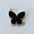 ACESSÓRIO NO BRUTO PRONTO PARA O BANHO - PINGENTE BORBOLETA PRETA TIPO VAN CLEEF 15MM - COMPOSIÇÃO: LATÃO / ACRÍLICO - PESO: 0,8GR - BRU0002930 - Imagem 2