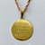 GARGANTILHA NO BRUTO PRONTA PARA O BANHO (CX100) CORRENTE SINGAPURA DE 45CM -(4213) MEDALHA  20MM ENTREGO CONFIO ACEITO AGRADEÇO - PESO 4.0GR BRU13934 - Imagem 2