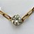 PULSEIRA NO BRUTO PRONTO PARA O BANHO CORRENTE CARTIER LARGURA 3MM COM ZIRCÔNIA REDONDA CRISTAL 10MM  - TAMANHO 18CM  PESO TOTAL 6,4GR - FECHO BOIA - BRU13943 - Imagem 2