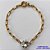 PULSEIRA NO BRUTO PRONTO PARA O BANHO CORRENTE CARTIER LARGURA 3MM COM ZIRCÔNIA REDONDA CRISTAL 12MM  - TAMANHO 18CM  PESO TOTAL 6,6GR - FECHO BOIA - BRU13944 - Imagem 1
