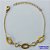 PULSEIRA NO BRUTO PRONTO PARA O BANHO - (CX100) PULSEIRA COM STRASS E ELEMENTOS VAZADOS - TAMANHO 18CM - PESO 1,6GR - COM EXTENSOR E FECHO LAGOSTA - BRU13954 - Imagem 1