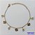 PULSEIRA NO BRUTO PRONTO PARA O BANHO - (CX.50) PULSEIRA COM STRASS E CORAÇÕES - TAMANHO 18CM - PESO 1,8GR - COM EXTENSOR E FECHO LAGOSTA - BRU13974 - Imagem 1