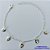 PULSEIRA FOLHEADA A PRATA COM 50 MILÉSIMOS + VERNIZ DIAMOND - PULSEIRA COM CORAÇÕES VAZADOS  - TAMANHO: 16CM + EXTENSOR E  FECHO LAGOSTA PRA101 - Imagem 1