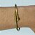 PULSEIRA(BRACELETE) NO BRUTO PRONTO PARA O BANHO(CX101) - BRACELETE PREGO - PESO TOTAL 22,8GR - BRU13995 - Imagem 1