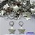 BRINCO EM AÇO INOXIDÁVEL(E0879) (CX102) - BRINCOS ARGOLAS DE PRESSÃO COM PINGENTE ESTRELA  17MM - COMPOSIÇÃO: AÇO INOXIDÁVEL - AÇO1744 - Imagem 1