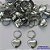 BRINCO EM AÇO INOXIDÁVEL(E1305) (CX102) - BRINCOS ARGOLAS DE PRESSÃO COM PINGENTE CORAÇÃO 12MM - COMPOSIÇÃO: AÇO INOXIDÁVEL - AÇO1745 - Imagem 1